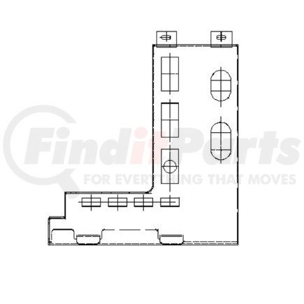 Freightliner A 680 689 34 53 Dashboard Panel - Dash Mounting Location