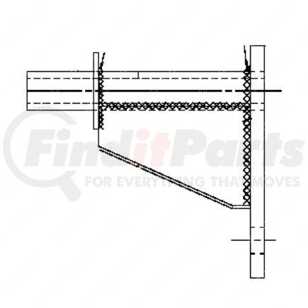 Freightliner A 681 320 05 78 Suspension Shock Absorber Bracket - Upper