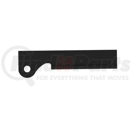 Freightliner A 680 887 26 14 Hood Hinge Bracket - Left Side, Steel, Black, 0.25 in. THK