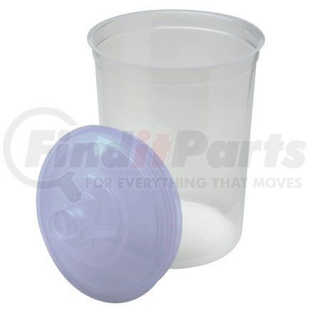 3M 16325 PPS™ Lid & Liner Kit, Large (28 fl oz), 125 Micron Full Diameter Filter, 25 Lids & Liners per kit, 1 kit per case