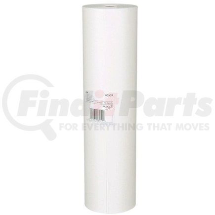 3M 06539 White Masking Paper, 18 in x 750 ft, 2 per case