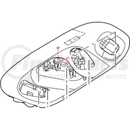 Freightliner F6HZ 13776 CB Interior Light