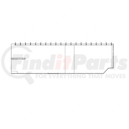 Freightliner W18-00003-022 Privacy Curtain