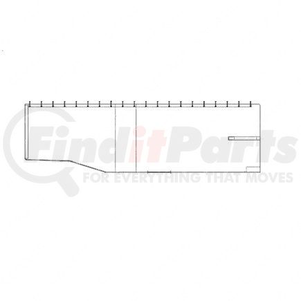 Freightliner W18-00003-027 Privacy Curtain - Right Hand