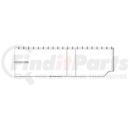 Freightliner W18-00003-034 Privacy Curtain