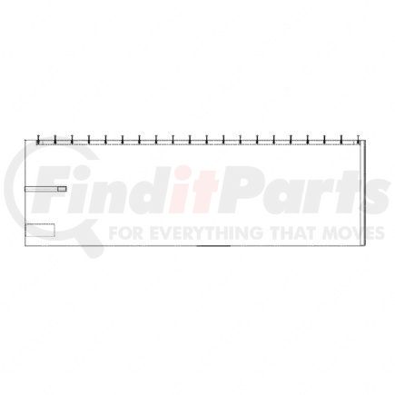 Freightliner W18-00569-007 Privacy Curtain