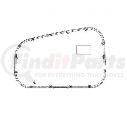 Freightliner W18-00018-028 CURT-WDO,SIDE,LH,RR