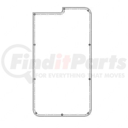 Freightliner W18-00027-026 CURTAIN-WINDOW,MR W/TV CABINET