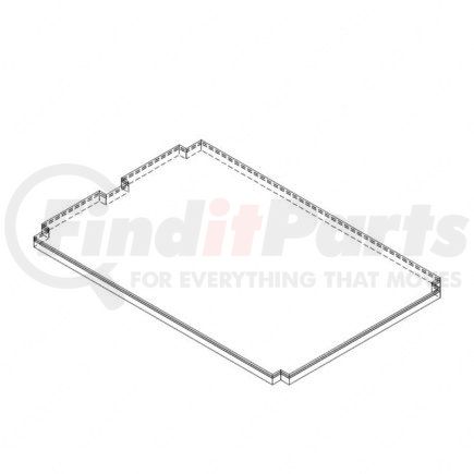 Freightliner W18-00072-037 Body Floor Covering - Carpolyethylene Terephthalate, FLX, Cabinet, 70 Inch