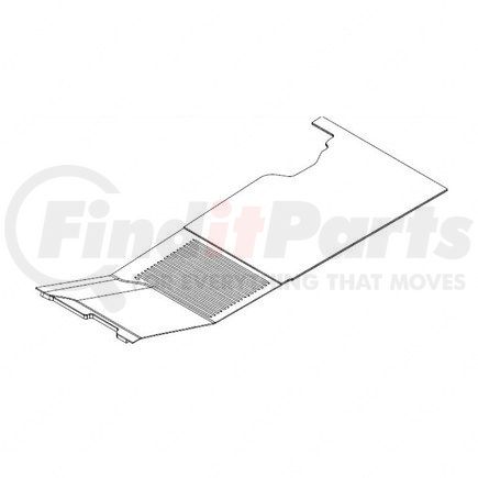 Freightliner W18-00073-007 Body Floor Covering - Carpolyethylene Terephthalate, FLH, Left Hand Drive, Passenger