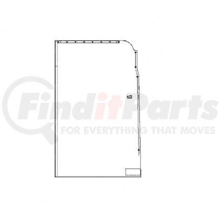 Freightliner W18-00093-007 CURTAIN-S