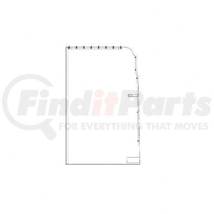 Freightliner W18-00093-012 CURTAIN-S