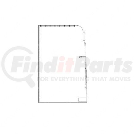 Freightliner W18-00093-013 CURTAIN-S