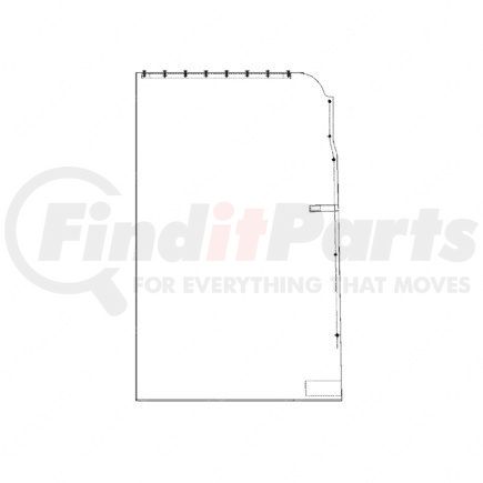 Freightliner W18-00093-019 Privacy Curtain