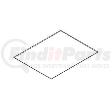 Freightliner W18-00296-004 Body Floor Covering - Carpolyethylene Terephthalate, FLD, Tnl, Daycab