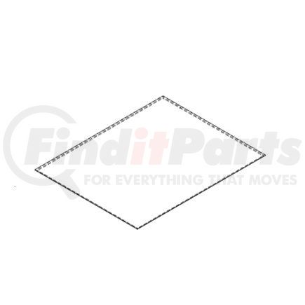 Freightliner W18-00296-005 Body Floor Covering - Carpolyethylene Terephthalate, Daycab, Tunnel