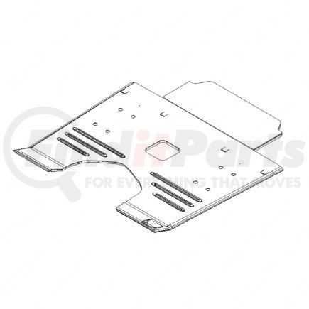 Freightliner W18-00813-001 Body Floor Covering - Manual, Left Hand And Right Hand, Seats