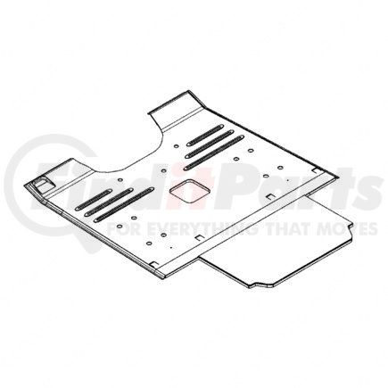 Freightliner W18-00830-001 Body Floor Covering - Manual, Left Hand And Right Hand, Seats