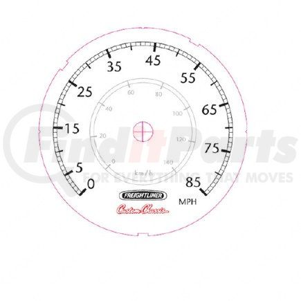 Freightliner W22-00025-022 Speedometer Gauge