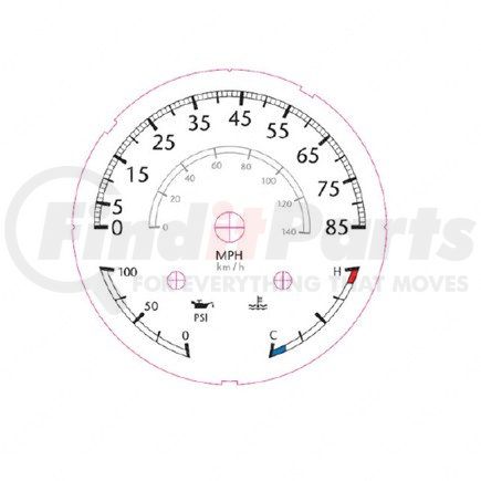 Freightliner W22-00027-003 Speedometer Gauge