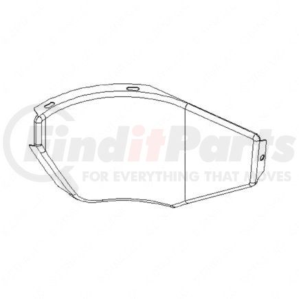 Freightliner WWS 63306S7026 SKIRT CORNER FRNT LH EPA07