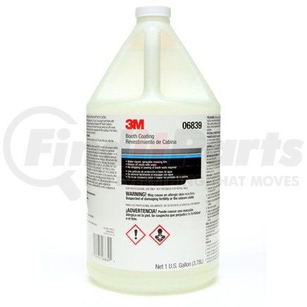 3M 06839 Booth Coating, 1 gal, 4 per case