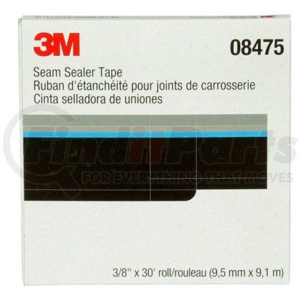 3M 08475 Seam Sealer Tape, 3/8 in x 30 ft, 12 per case