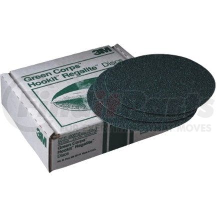 3M 00521 Green Corps™ Hookit™ Disc, 8 in, 80, 25 discs per carton, 5 cartons per case