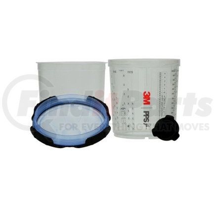 3M 26301 PPS™ Series 2.0 Spray Cup System Kit, Standard (22 fl oz, 650 mL), 125 Micron Filter, 1 kit per case
