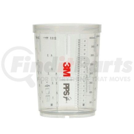 3M 26122 PPS™ Series 2.0 Cup, Midi (13.5 fl oz, 400 mL), 2 cups per carton, 4 cartons per case