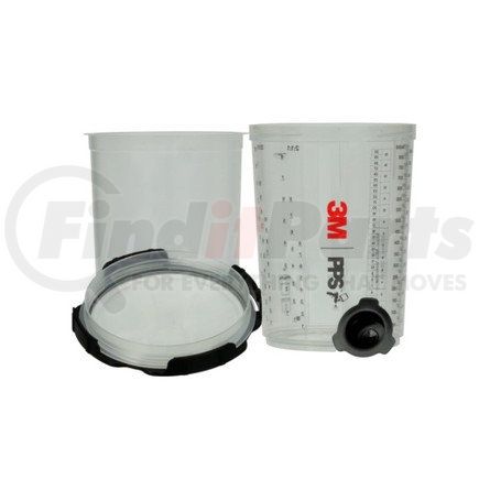3M 26024 PPS™ Series 2.0 Spray Cup System Kit, Large (28 fl oz, 850 mL), 200 Micron Filter, 1 kit per case