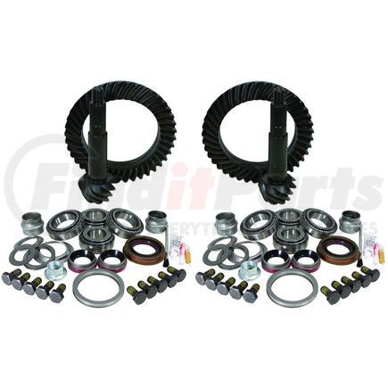 Yukon YGK009 Yukon Gear/Install Kit package for Jeep TJ Rubicon; 4.56 ratio.