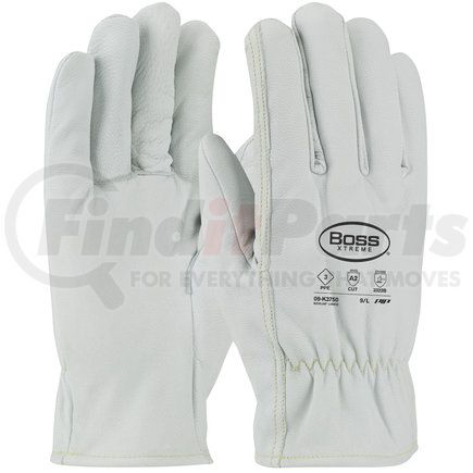 Maximum Safety 09-K3750/L Riding Gloves - Large, Natural - (Pair)