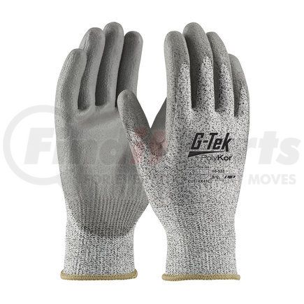 G-Tek 16-533/M PolyKor® Work Gloves - Medium, Salt & Pepper - (Pair)