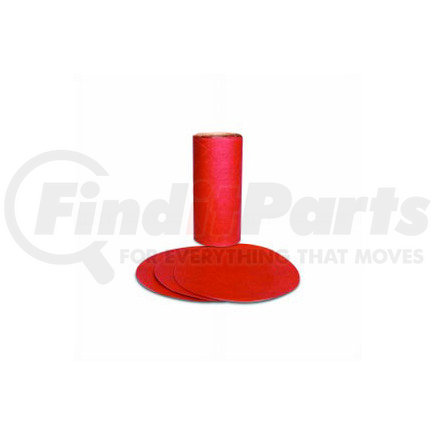 3M 1607 Red Abrasive PSA Disc 5 in P150 A Weight 100 discs per roll