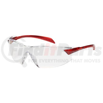 Bouton Optical 250-45-1020 Radar™ Safety Glasses - Oversize-small, Red - (Pair)