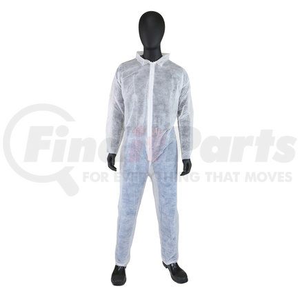 West Chester 3500/L Coveralls - Large, White - (Case/25)