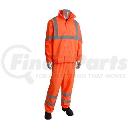 Falcon 353-1000OR-L/XL Viz™ Rain Suit - L-XL, Hi-Vis Orange