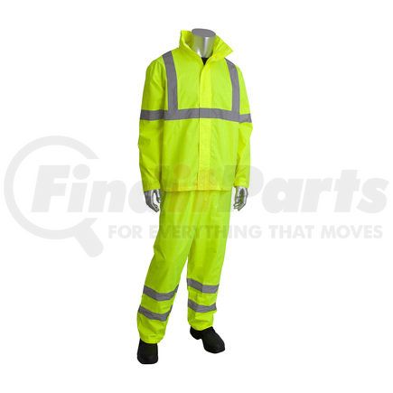 Falcon 353-1000LY-2X/3X Viz™ Rain Suit - 2XL-3XL, Hi-Vis Yellow