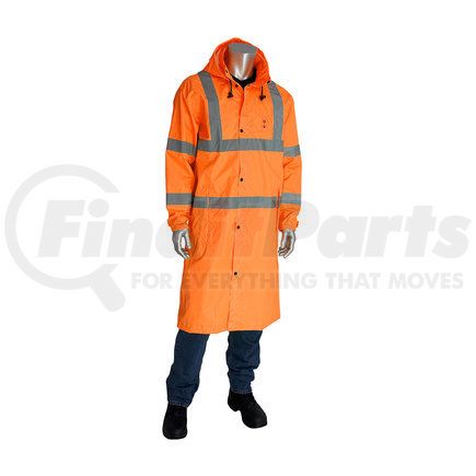 FALCON 353-1048-OR/S Viz™ Rain Suit - Small, Hi-Vis Orange