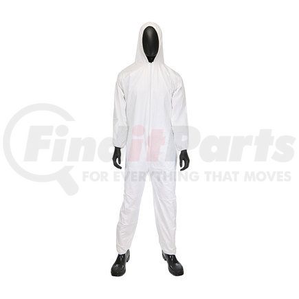 West Chester 3656/XL Coveralls - XL, White - (Case/25 each)