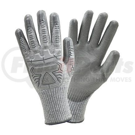 West Chester 710HGUB/L R2 Silver Fox Work Gloves - Large, Gray - (Pair)