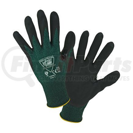 West Chester 718HNFR/XS Barracuda® Work Gloves - XS, Green - (Pair)