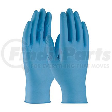 QRP 8BQF09L Qualatrile® Disposable Gloves - Large, Blue - (Case / 500 Gloves)