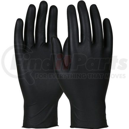 QRP 84-503 Qualatrile® Disposable Gloves - Medium, Black - (Case / 1000 Gloves)