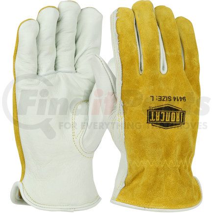 West Chester 9414/L Ironcat® Riding Gloves - Large, Brown - (Pair)