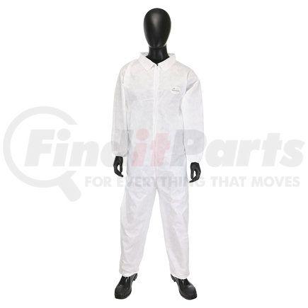 West Chester C3802/XXXXL Posi-Wear® M3™ Coveralls - 4XL, White - (Case/25)