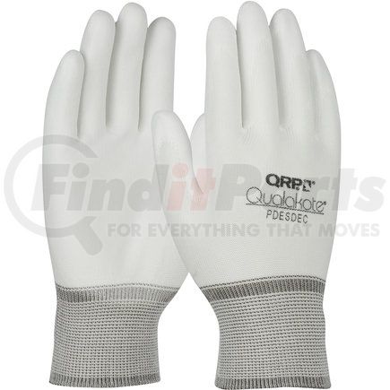 QRP PDESDECL Qualakote® Work Gloves - Large, White - (Case / 120 Pair)