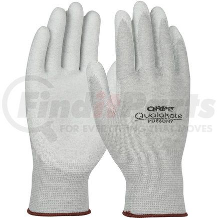 QRP PDESDNYL Qualakote® Work Gloves - Large, Gray - (Case / 120 Pair)