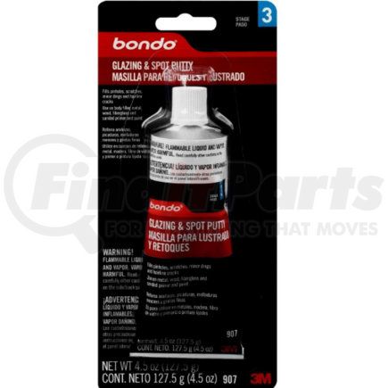 3M 907 Bondo® Glazing & Spot Putty